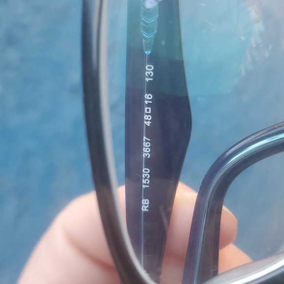 Ray-Ban Junior 1530 Eyeglasses 3667 - Blue. - Picture 6 of 8